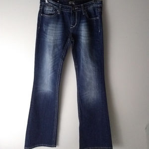 ReRock for Express Dark Distressed Low Rise Boot 8